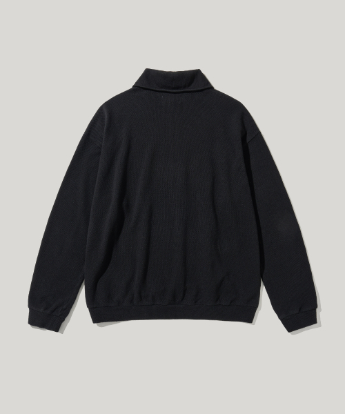 RUSTICCLUB（ラスティッククラブ）の「RC WIDE COLLAR VINTAGE PIQUE SHIRT_BLACK（ポロシャツ・レディース・その他・LARGE/MEDIUM）」の2枚目の写真