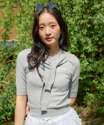 Harbor Shawl Knit_ Gray
