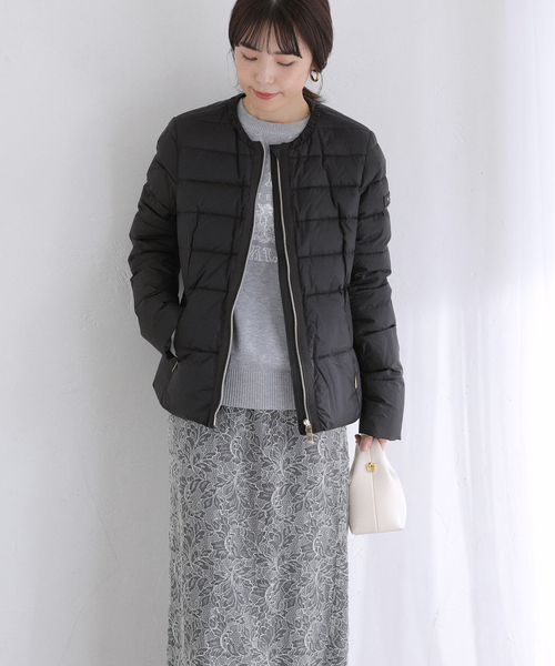 La TOTALITE（ラトータリテ）の「TATRAS/タトラス BREVA ダウンジャケット（ダウンジャケット/コート・レディース・ブラック/アイボリー・36/38）」の8枚目の写真