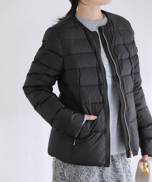 La TOTALITE（ラトータリテ）の「TATRAS/タトラス BREVA ダウンジャケット（ダウンジャケット/コート・レディース・ブラック/アイボリー・36/38）」の6枚目の写真