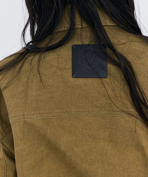 WNDERKAMMER（ブンダーカンマー）の「オープンポイントウォッシングシャツ_カーキ（シャツ/ブラウス・レディース・その他・SMALL/MEDIUM）」の3枚目の写真