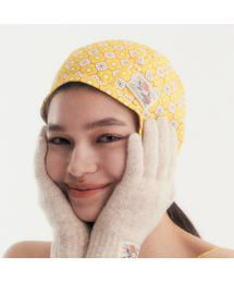 LOOP&LOOP（ループアンドループ）の「レトロエビエイター スイムキャップ [グラニサンフラワー_イエロー]（スイムグッズ）」
