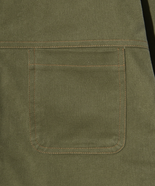 PIECEMAKER(ピースメーカー)の「CORDUROY POINT COTTON WORK JACKET (KHAKI)(ミリタリージャケット・レディース・その他・MEDIUM/LARGE)」の6枚目の写真