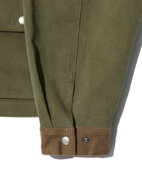 PIECEMAKER(ピースメーカー)の「CORDUROY POINT COTTON WORK JACKET (KHAKI)(ミリタリージャケット・レディース・その他・MEDIUM/LARGE)」の8枚目の写真