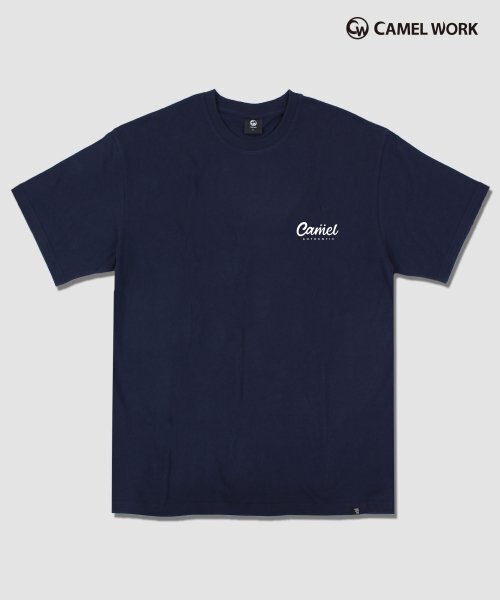 CAMEL WORK(キャメルワーク)の「アセンティックロゴ半袖Tシャツ(ネイビー)(Tシャツ/カットソー・メンズ・その他・MEDIUM/LARGE/X-LARGE)」の9枚目の写真