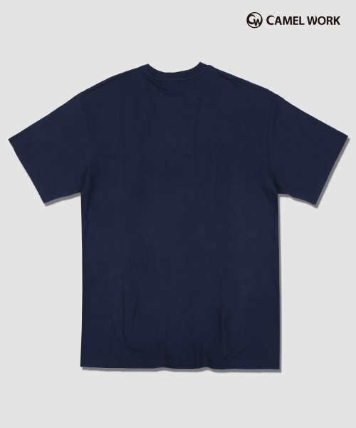 CAMEL WORK(キャメルワーク)の「アセンティックロゴ半袖Tシャツ(ネイビー)(Tシャツ/カットソー・メンズ・その他・MEDIUM/LARGE/X-LARGE)」の8枚目の写真
