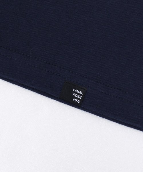 CAMEL WORK(キャメルワーク)の「アセンティックロゴ半袖Tシャツ(ネイビー)(Tシャツ/カットソー・メンズ・その他・MEDIUM/LARGE/X-LARGE)」の4枚目の写真