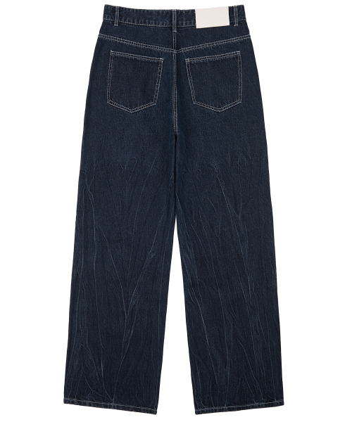 DECET(デケト)の「Dawn 2Pleats Wide Jeans DCPT007CRDBlue(デニムパンツ・レディース・その他・26/28/30/32/34)」の8枚目の写真