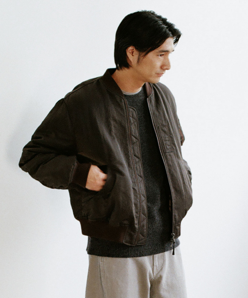 BLANKROOM（ブランクルーム）の「MA-1ジャケット_RAIN WOOD（ブルゾン・メンズ・その他・1/2/3）」の6枚目の写真