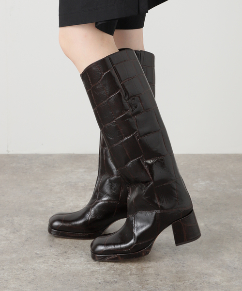 miista（ミスタ）の「MIISTA TUNDRA MAXI  TALL BOOTS MI_5784：ロングブーツ（ブーツ・レディース・ブラウン・38/37/36）」の3枚目の写真