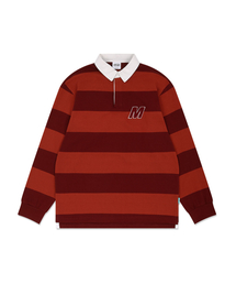 [Mmlg] M BORDER RUGBY SHIRT (RED)