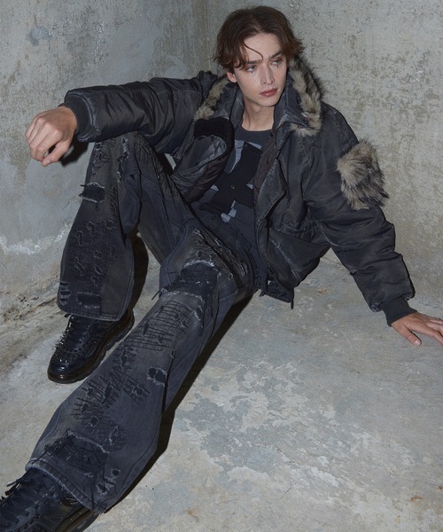 GRANCY（グランシー）の「【GRANCY】ファーポケットデザインフェード