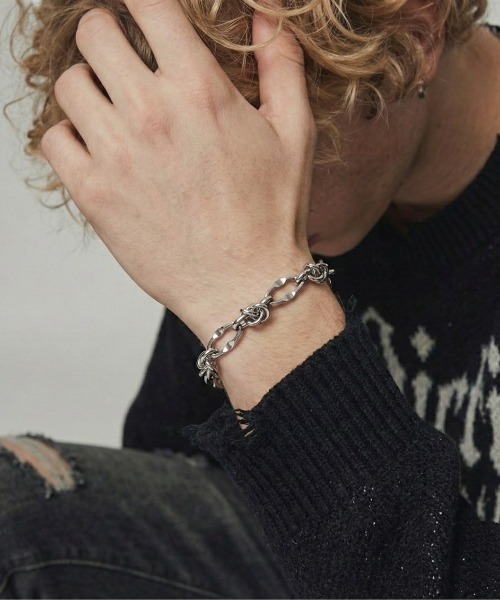 セール】【IZU】 ツイストリンクチェーンブレスレット（ブレスレット