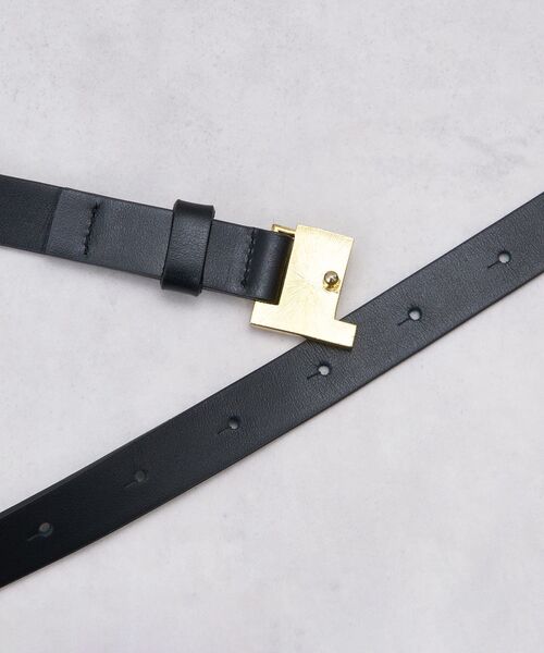 JLメタルバックルレザーベルト（ベルト）｜LANVIN en Bleu（ランバン