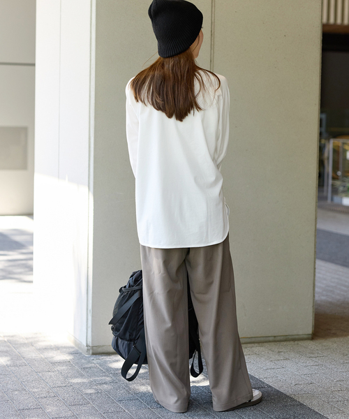 JOURNAL STANDARD relume(ジャーナルスタンダード レリューム)の「《追加2》ラグランスリーブカレッジロングスリーブTEE(Tシャツ/カットソー・レディース・ホワイト×ホワイト/ボルドー/ブラックミックス・FREE)」の19枚目の写真