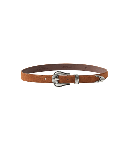 Original 3-piece western belt made from Italian cowhide（ベルト