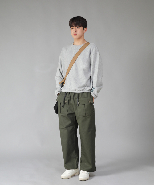 SAINTCREW(セントクルー)の「EXワイドダブルボタンカーゴパンツ EDC-345 カーキ(その他パンツ・メンズ・その他・MEDIUM/LARGE/X-LARGE)」の3枚目の写真