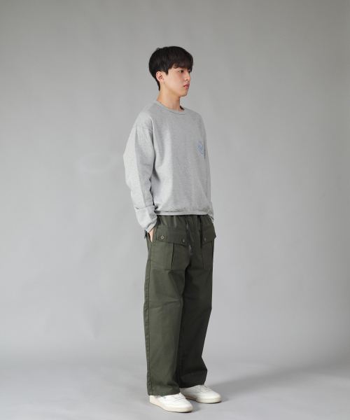 SAINTCREW(セントクルー)の「EXワイドダブルボタンカーゴパンツ EDC-345 カーキ(その他パンツ・メンズ・その他・MEDIUM/LARGE/X-LARGE)」の6枚目の写真