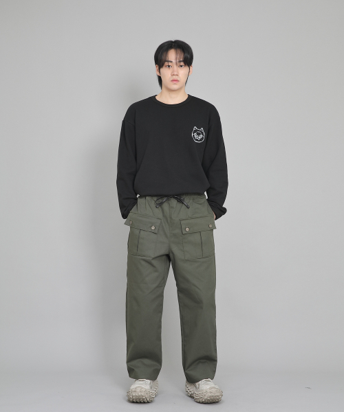 SAINTCREW(セントクルー)の「EXワイドダブルボタンカーゴパンツ EDC-345 カーキ(その他パンツ・メンズ・その他・MEDIUM/LARGE/X-LARGE)」の7枚目の写真