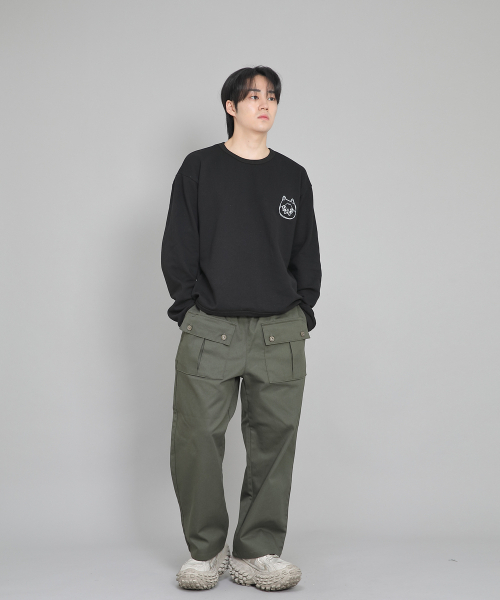 SAINTCREW(セントクルー)の「EXワイドダブルボタンカーゴパンツ EDC-345 カーキ(その他パンツ・メンズ・その他・MEDIUM/LARGE/X-LARGE)」の8枚目の写真
