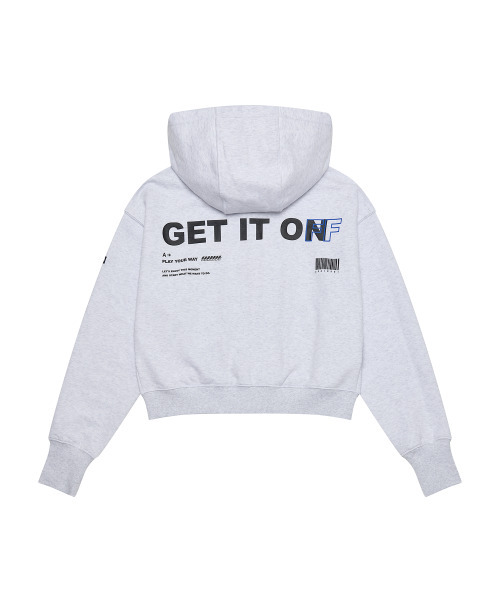 GET IT ON(ゲットイットオン)の「シグニチャー2WAYフードジップアップウィメンズ_ホワイト(パーカー・レディース・その他・F)」の6枚目の写真