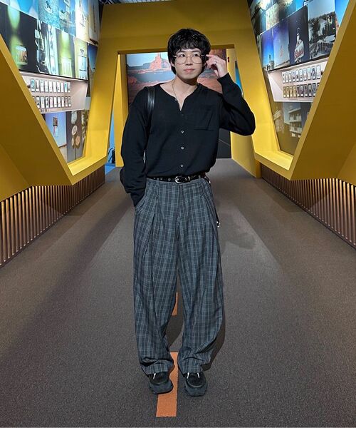 BALLUTE(バリュート)の「DRAPE STRIDE CHECK PANTS(スラックス・メンズ・その他・MEDIUM/LARGE)」の2枚目の写真