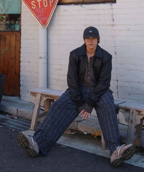 BALLUTE(バリュート)の「DRAPE STRIDE CHECK PANTS(スラックス・メンズ・その他・MEDIUM/LARGE)」の4枚目の写真