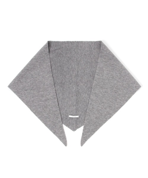 BAYFLOW（ベイフロー）の「[アレンジを楽しめる♪]サンカクニットストール（ストール/ショール・レディース・グレー/ブラック・FREE）」の9枚目の写真