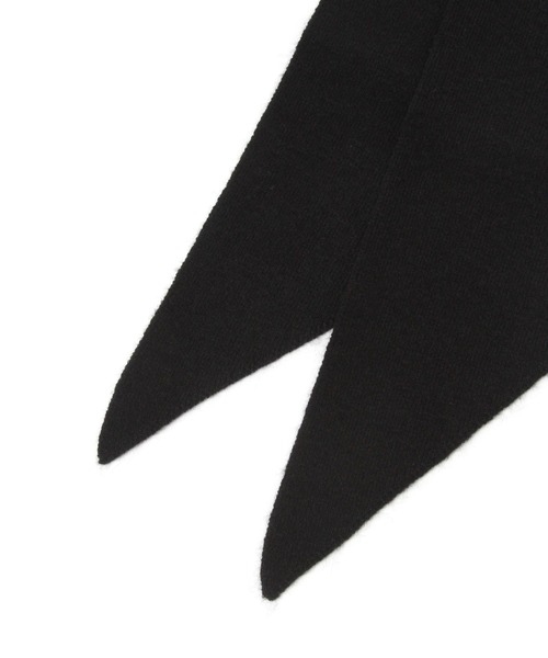 BAYFLOW（ベイフロー）の「[アレンジを楽しめる♪]サンカクニットストール（ストール/ショール・レディース・グレー/ブラック・FREE）」の12枚目の写真