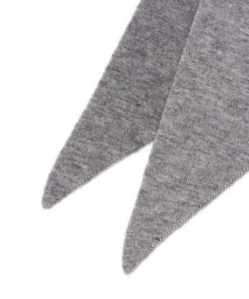 BAYFLOW（ベイフロー）の「[アレンジを楽しめる♪]サンカクニットストール（ストール/ショール・レディース・グレー/ブラック・FREE）」の14枚目の写真