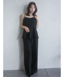 LAGUNAMOON（ラグナムーン）の「レースネックペプラムキャミソール（キャミソール）」