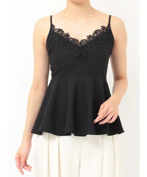 LAGUNAMOON（ラグナムーン）の「レースネックペプラムキャミソール（キャミソール・レディース・ライトブルー/ブラック/その他1・FREE）」の21枚目の写真