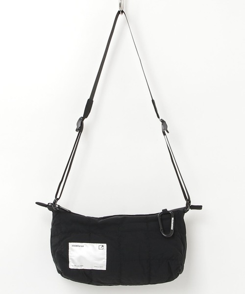 ADAM PATEK(アダムパテック)の「【ADAMPATEK/アダムパテック】square quilt mini shoulder bag /スクエアキルトミニショルダーバッグ(ショルダーバッグ・メンズ・カーキ/ブラック・FREE)」の4枚目の写真