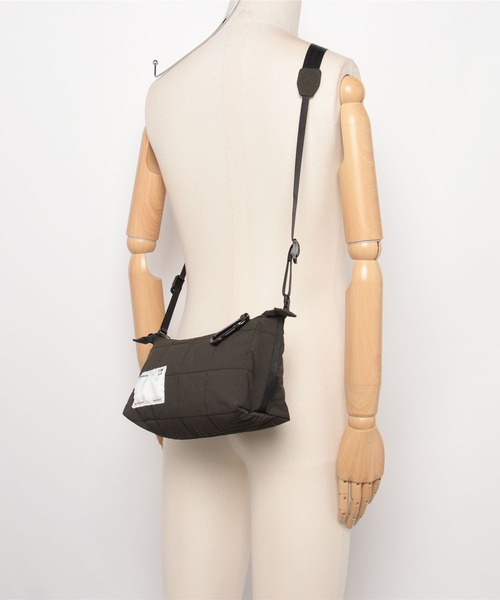 ADAM PATEK(アダムパテック)の「【ADAMPATEK/アダムパテック】square quilt mini shoulder bag /スクエアキルトミニショルダーバッグ(ショルダーバッグ・メンズ・カーキ/ブラック・FREE)」の5枚目の写真
