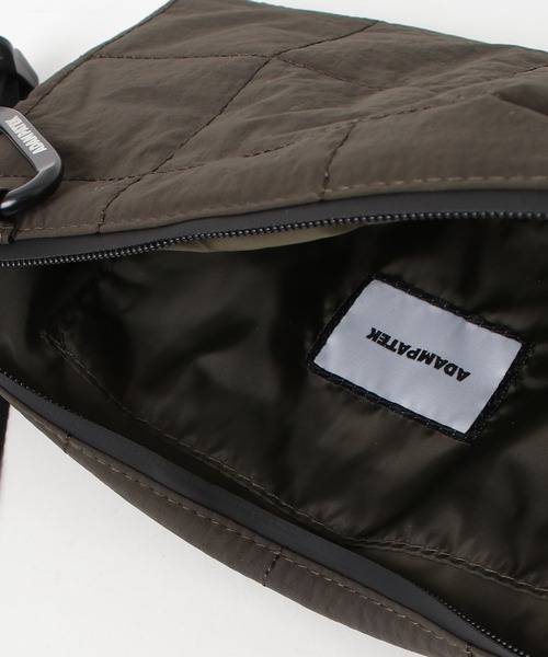 ADAM PATEK(アダムパテック)の「【ADAMPATEK/アダムパテック】square quilt mini shoulder bag /スクエアキルトミニショルダーバッグ(ショルダーバッグ・メンズ・カーキ/ブラック・FREE)」の7枚目の写真