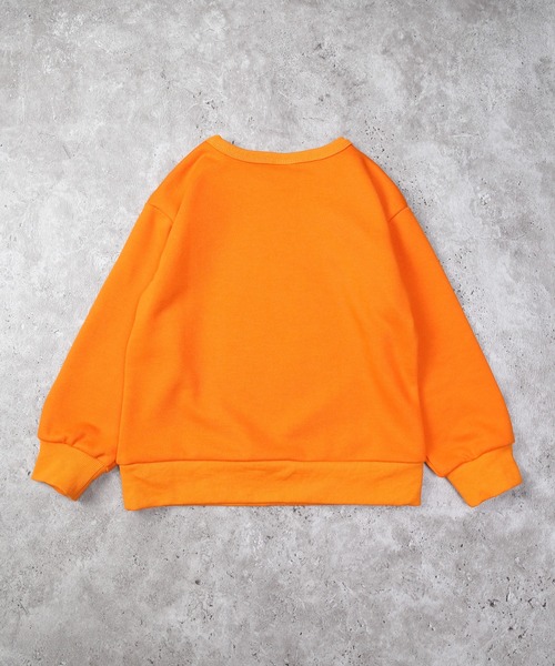 DILASH（ディラッシュ）の「ロケットプリントトレーナー（裏毛）（スウェット・キッズ・グレー/オレンジ・100/80/120/110/90/140/130）」の4枚目の写真