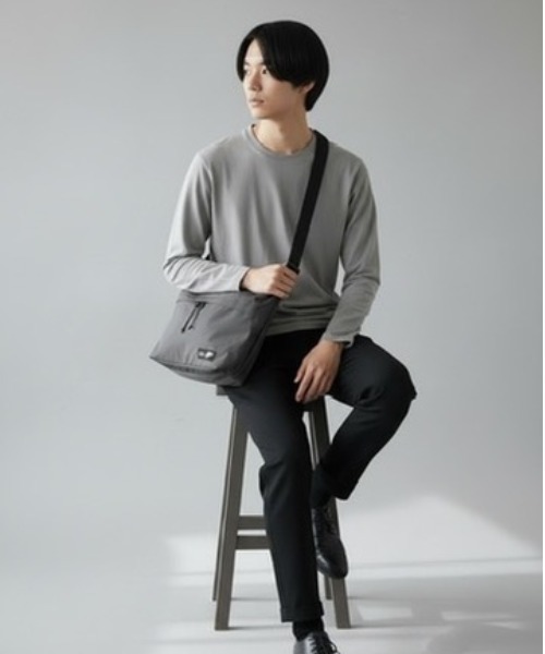 A.en(エイエン )の「A.en Daily Bag Black(ショルダーバッグ・メンズ・ブラック・FREE)」の6枚目の写真