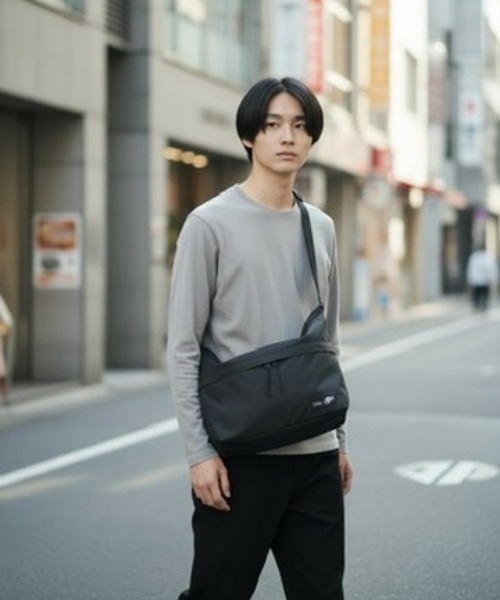 A.en(エイエン )の「A.en Daily Bag Black(ショルダーバッグ・メンズ・ブラック・FREE)」の7枚目の写真