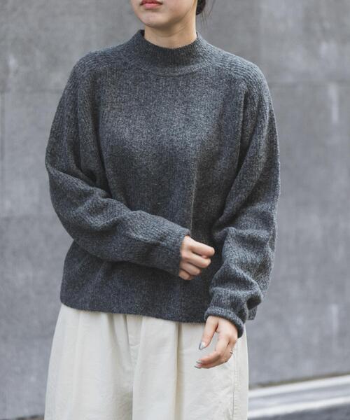 【NEW】アーバンリサーチ ドアーズ（URBAN RESEARCH DOORS）/FORK&SPOON　畦編みハイネックニット セール】FORK&SPOON 畦編みハイネックニット（ニット/セーター