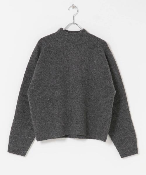 FORK&SPOON（フォークアンドスプーン）の「FORK&SPOON　畦編みハイネックニット（ニット/セーター・レディース・チャコールグレー/ブラウン/イエロー系その他・1）」の11枚目の写真