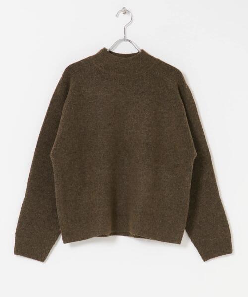 FORK&SPOON（フォークアンドスプーン）の「FORK&SPOON　畦編みハイネックニット（ニット/セーター・レディース・チャコールグレー/ブラウン/イエロー系その他・1）」の20枚目の写真