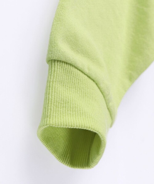 BRANSHES(ブランシェス)の「【ブランシェスmini】まえうしろどっちも着られるトレーナー(スウェット・キッズ・ライトグリーン/ブラウン/杢グレー/ブルー/アイボリー・130/90/100/80/120/110)」の6枚目の写真