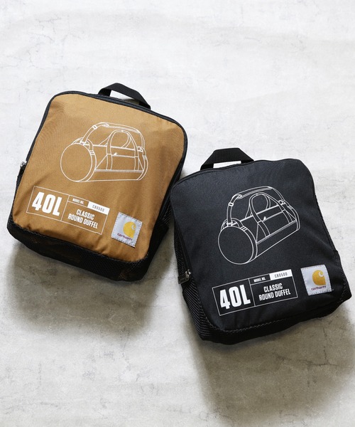 Carhartt（カーハート）の「カーハートダッフルバッグ40L（ボストンバッグ・メンズ・ブラウン/ブラック・FREE）」の11枚目の写真