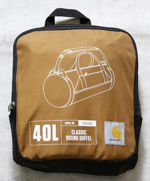Carhartt（カーハート）の「カーハートダッフルバッグ40L（ボストンバッグ・メンズ・ブラウン/ブラック・FREE）」の13枚目の写真