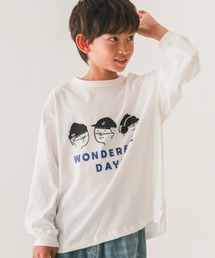 jeans-b（ジーンズベー）の「Jeans-b/ジーンズベー WONDEFULロングＴシャツ（Tシャツ/カットソー）」
