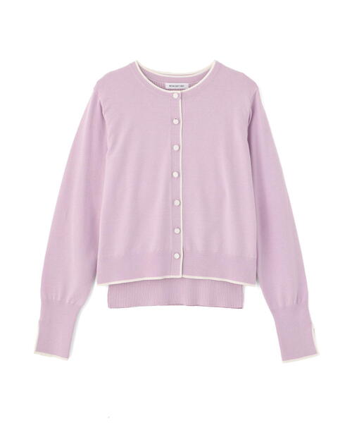 NATURAL BEAUTY BASIC(ナチュラルビューティーベーシック)の「◇クルミボタンバイカラーアンサンブル(カーディガン/ボレロ・レディース・ホワイト系その他/パープル系その他/グリーン系その他3/ブルー系その他6・FREE)」の20枚目の写真