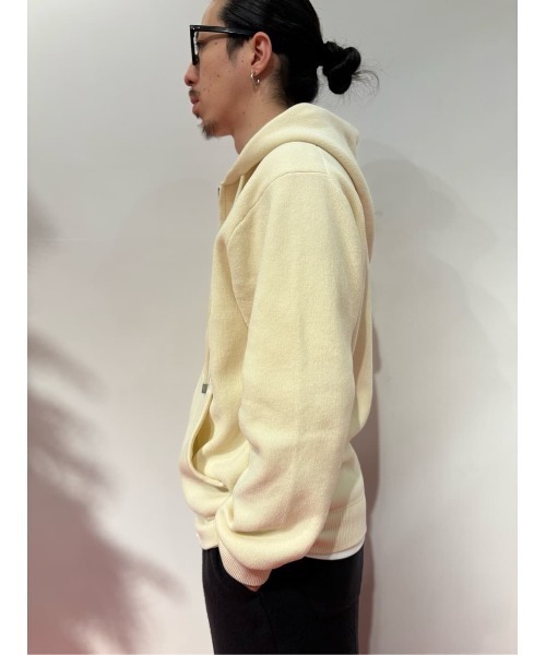 ESTNATION(エストネーション)の「ESTNATION / カシミヤタッチ ジップアップパーカー(パーカー・メンズ・ネイビー/アイボリー/ライトブルー・MEDIUM/SMALL/LARGE)」の20枚目の写真