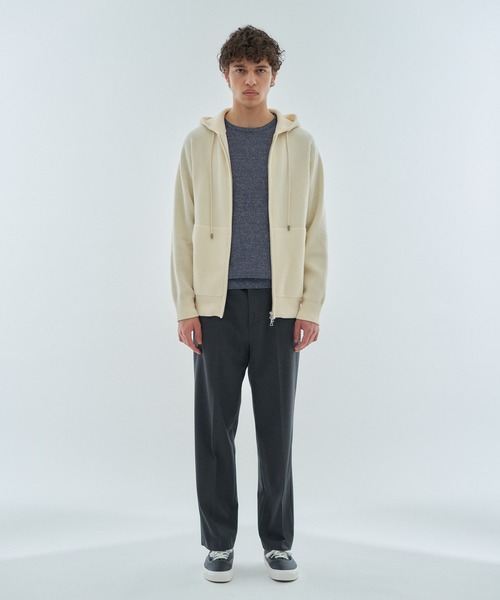ESTNATION(エストネーション)の「ESTNATION / カシミヤタッチ ジップアップパーカー(パーカー・メンズ・ネイビー/アイボリー/ライトブルー・MEDIUM/SMALL/LARGE)」の15枚目の写真