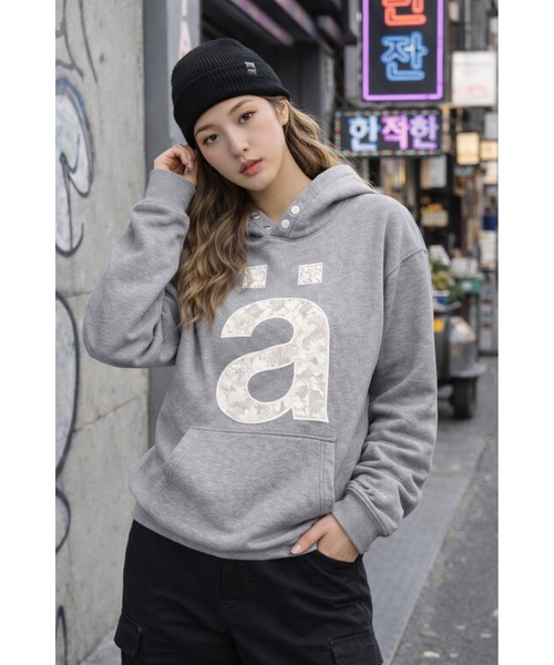 inst.ALL(インストール)の「春も使える!レースプリントロゴパーカー(パーカー・レディース・ネイビー/イエロー/グレー・M)」の11枚目の写真