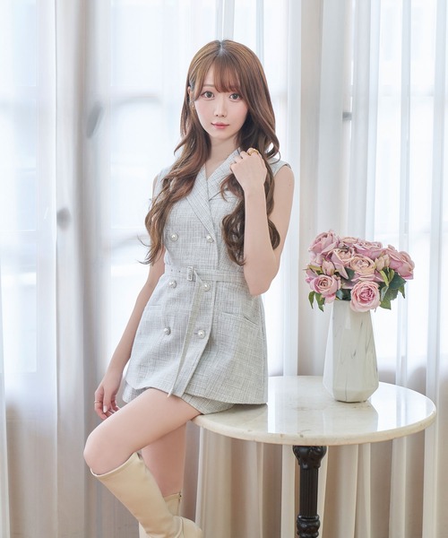 セール】tweed jacket set up（セットアップ）｜Rose Muse（ロゼ